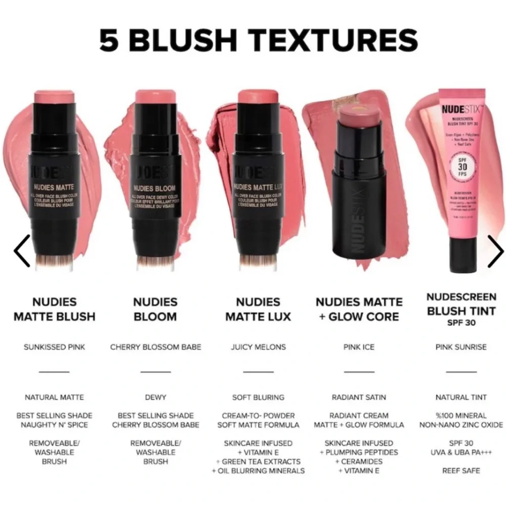 nudestix nudies matte +glow core in pink ice NEW